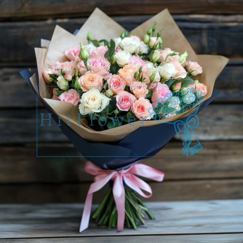 Букет роз Юная Красотка